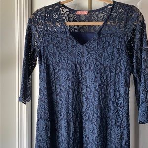 Maternity lace dress